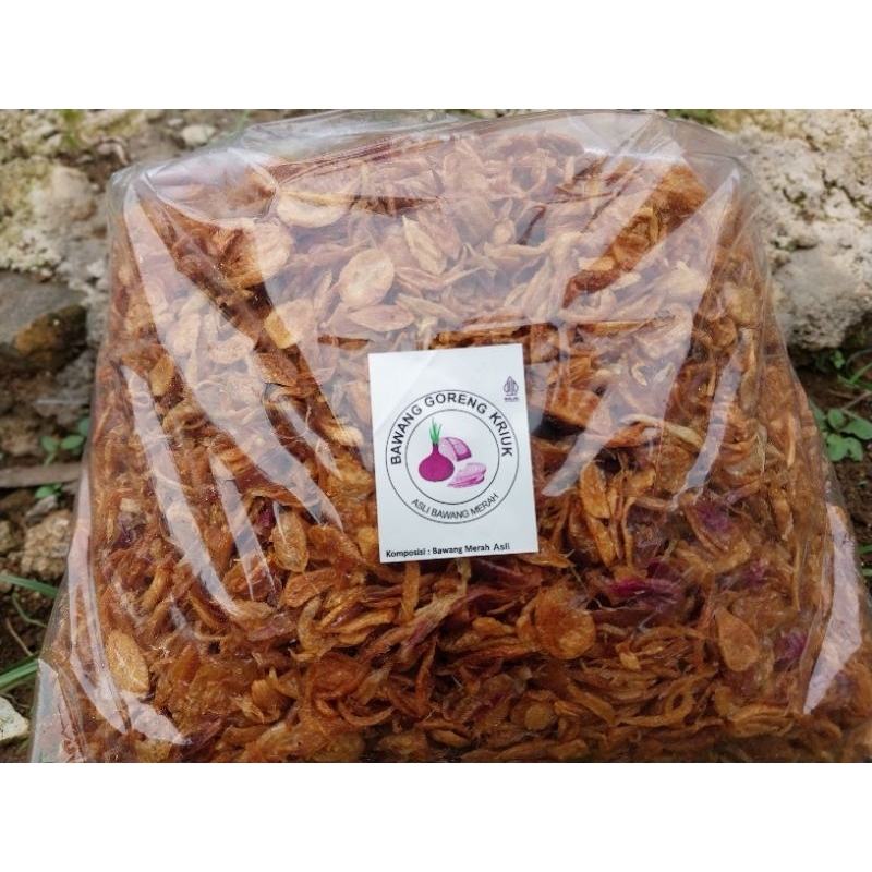 

BAWANG GORENG PREMIUM 1 KG ASLI TANPA CAMPURAN TEPUNG