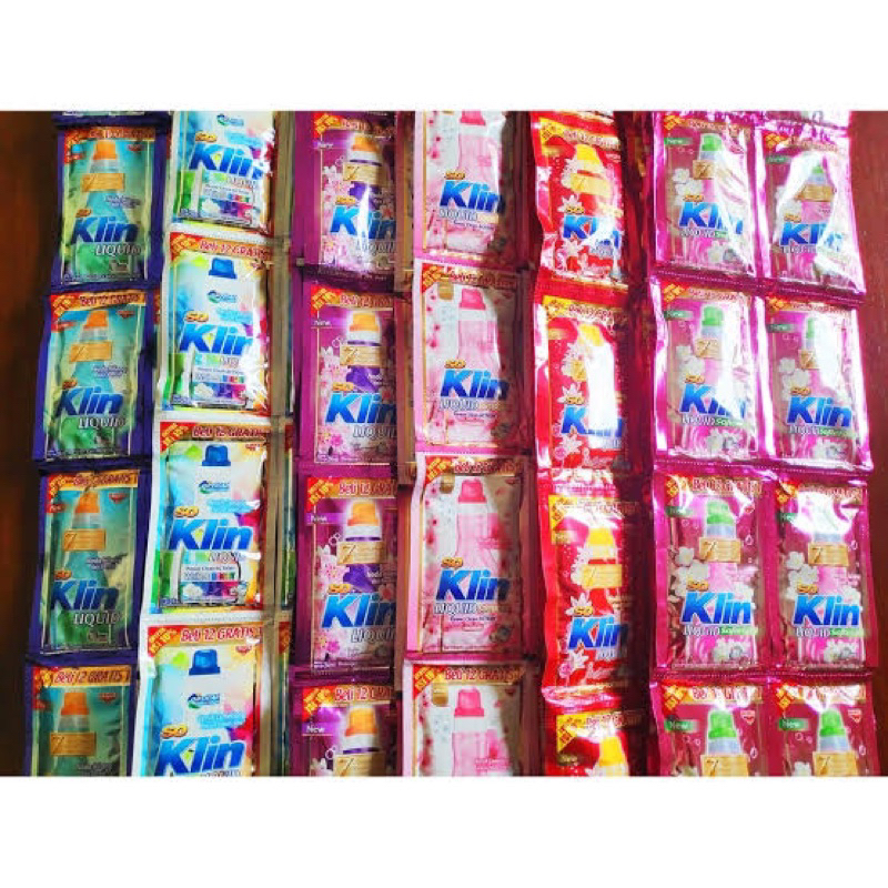 so klin cair pink sachet isi 6 power clean action
