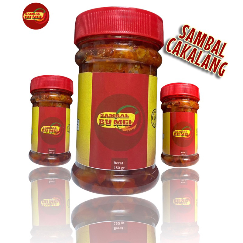 

SAMBAL CAKALANG / SAMBAL 150GR / SAMBAL BU MEI / SAMBEL PEDES