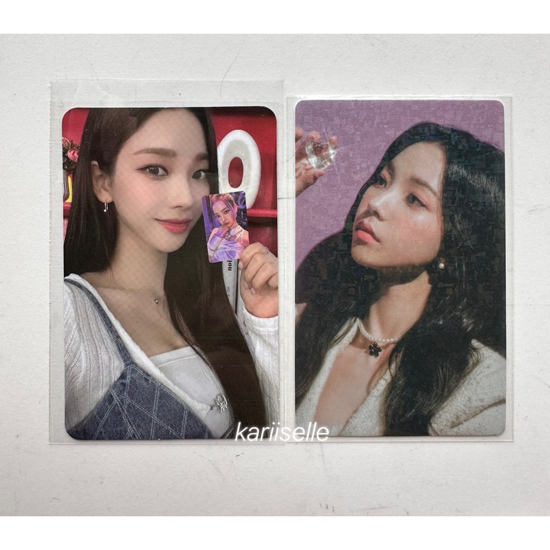 KARINA AESPA LIVE STREAMING EVENT GIRLS BENEFIT INTERASIA SG22 POB smstore girls seasons greetings 2