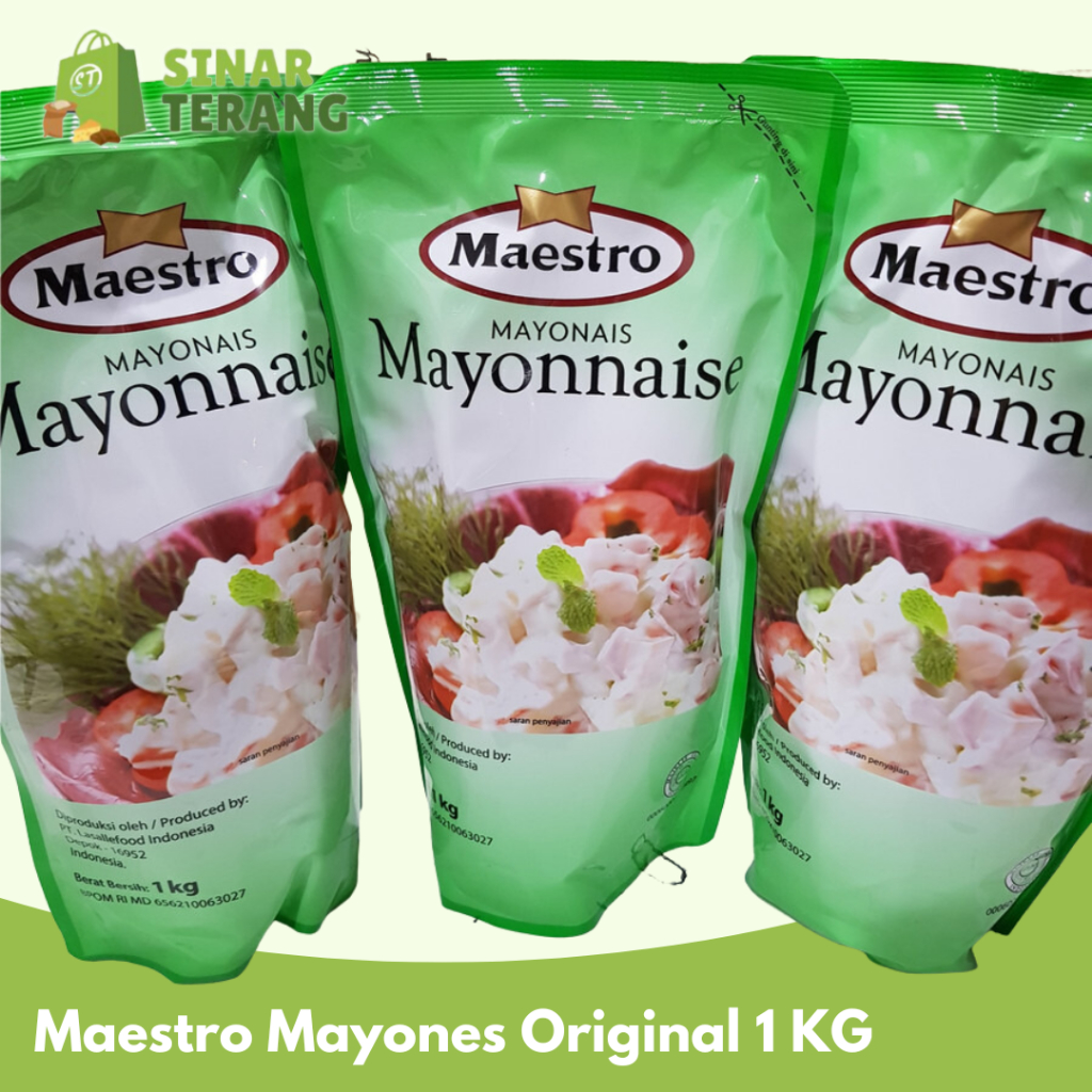 

Mayonaise Maestro ORIGINAL 1Kg / mayones / mayonnaise / mayo ori 1 kg