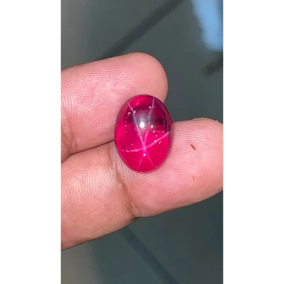 Amerikan Star 12x16 mm merah crystal,Ruby merah crystal