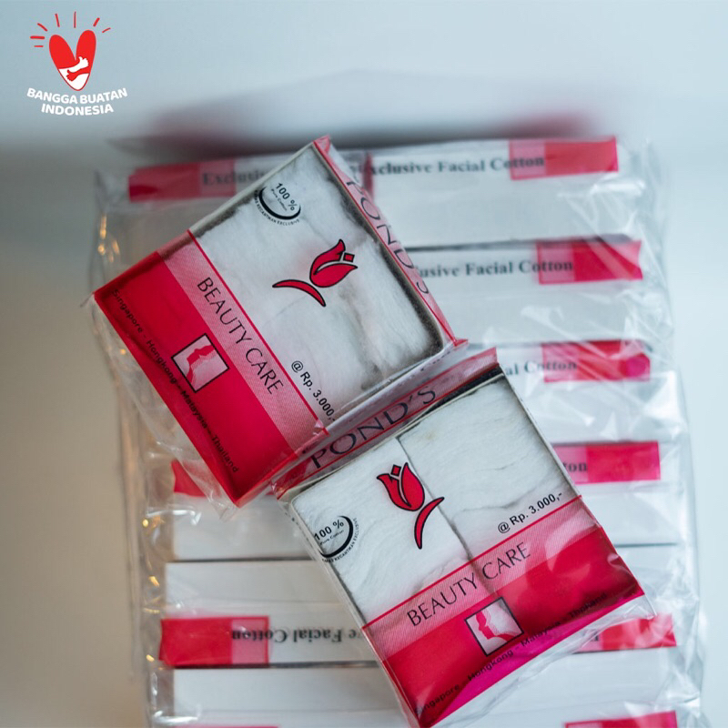 kapas kecantikan kapas pembersih makeup isi 12 pcs (LUSINAN)