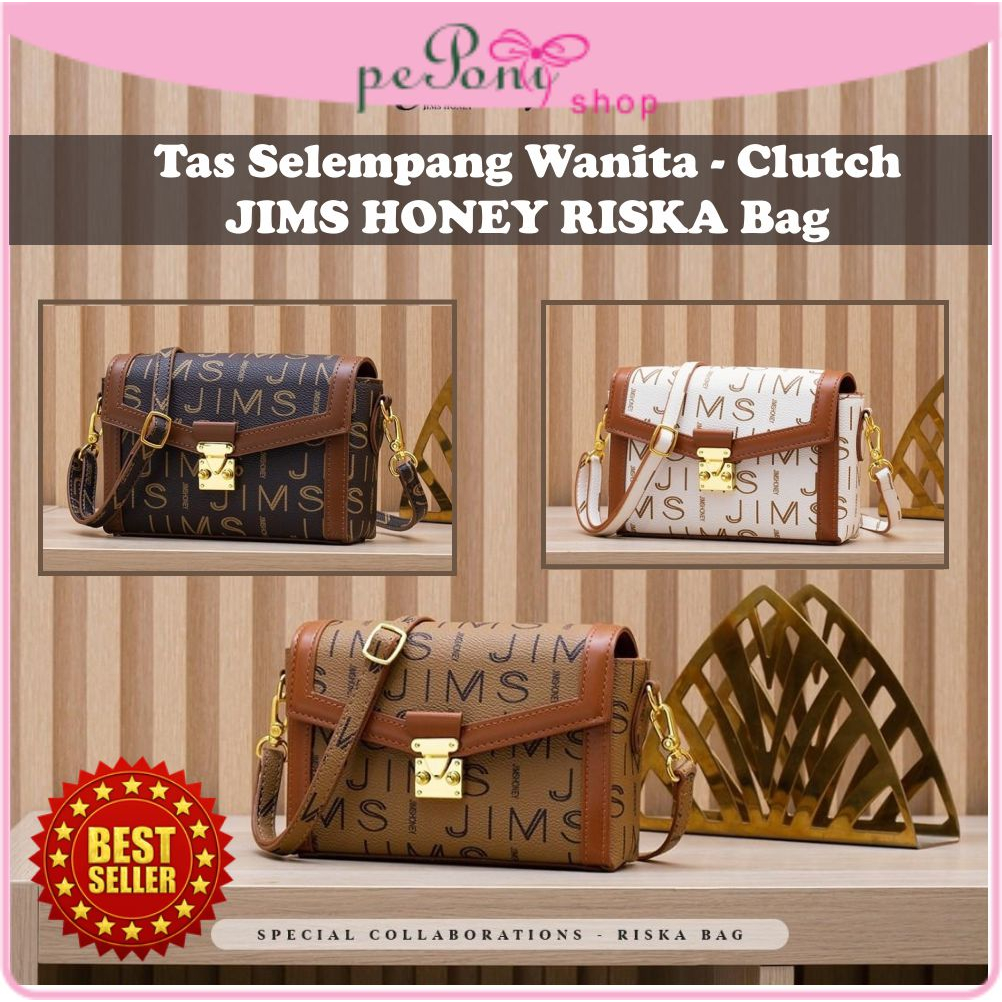 Tas Selempang Wanita - Tas Cewe JIMS HONEY RISKA Bag - tali panjang