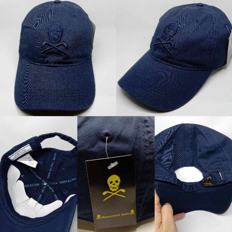 Topi pria wanita baseball Mastermind logo Skull bordir import premium quality