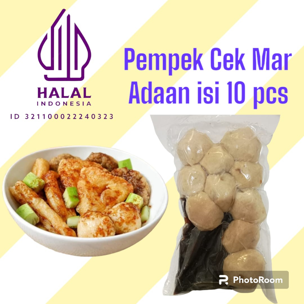

Pempek Palembang adaan isi 10 pcs