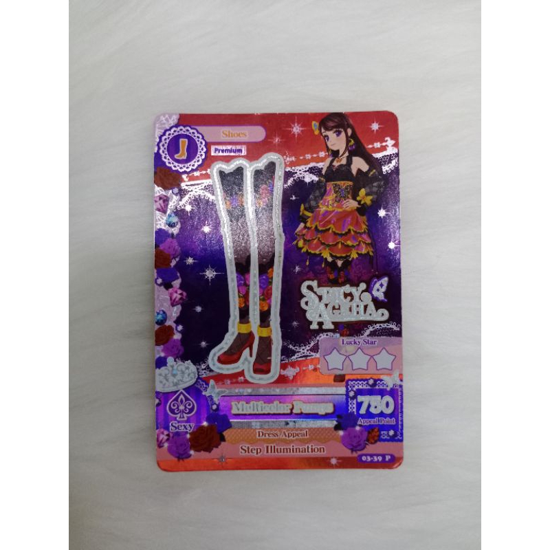 Kartu Aikatsu premium multicolor spicy ageha murah