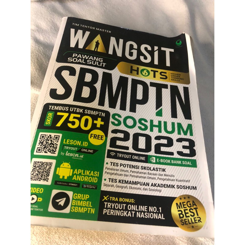 

[PREL0V3D] W4NGSIT SNBT 2023 SOSHUM LENGKAP MULUS 95%