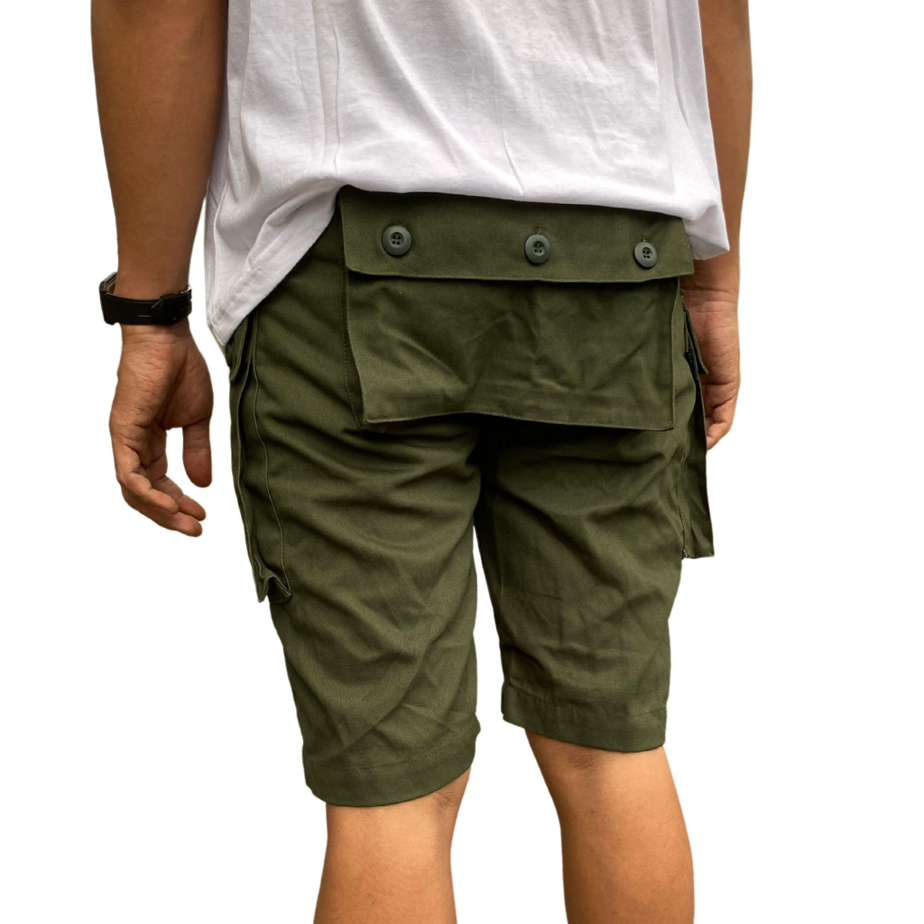 Hark Cargo Monkey Pants Multipocket Vintage - Back Pocket - Military War Pants