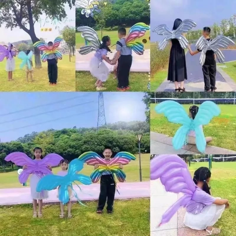 BALON SAYAP balon kupu kupu sayap butterfly anak dewasa balon sayap balon foil sayap malaikat mainan