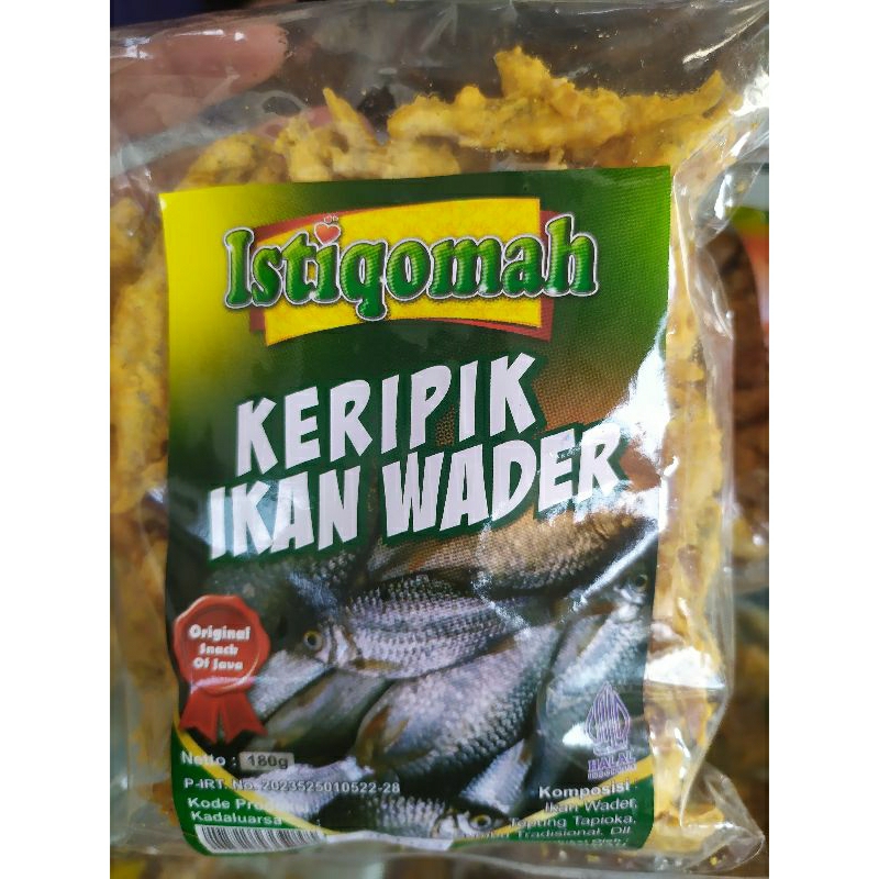 

Peyek keripik ikan wader 180g khs GIRI istiqomah