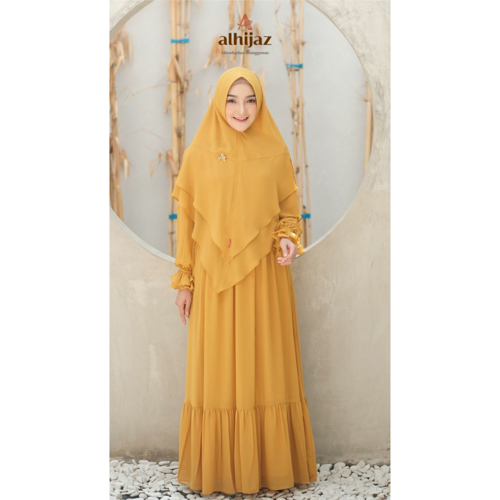 Gamis Kinara set Khimar original Alhijaz