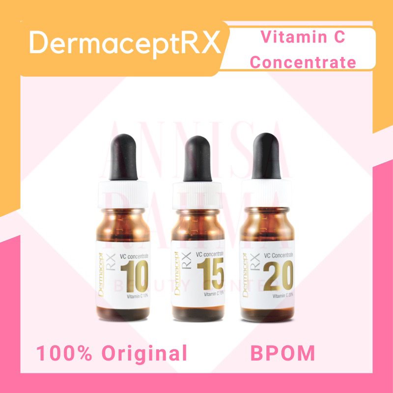 DERMACEPT RX - Vitamin C Vit C 15% 10% 20% BPOM Original