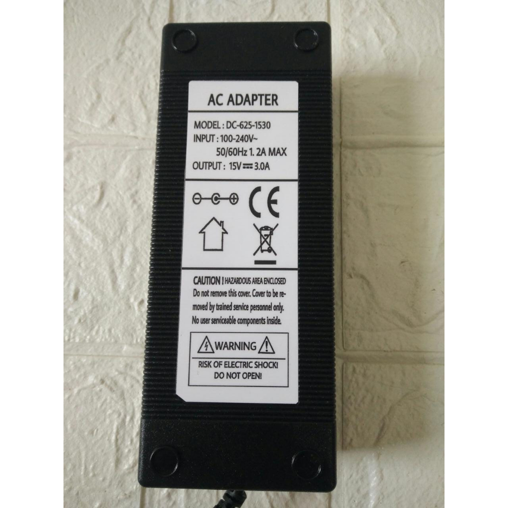 AC ADAPTER 15V 3.0A MODEL DC-625-1530