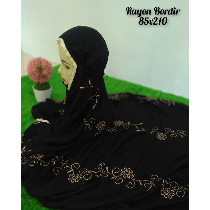 Mukena Rayon Gracella Dewasa Terusan Lajuran bisa COD