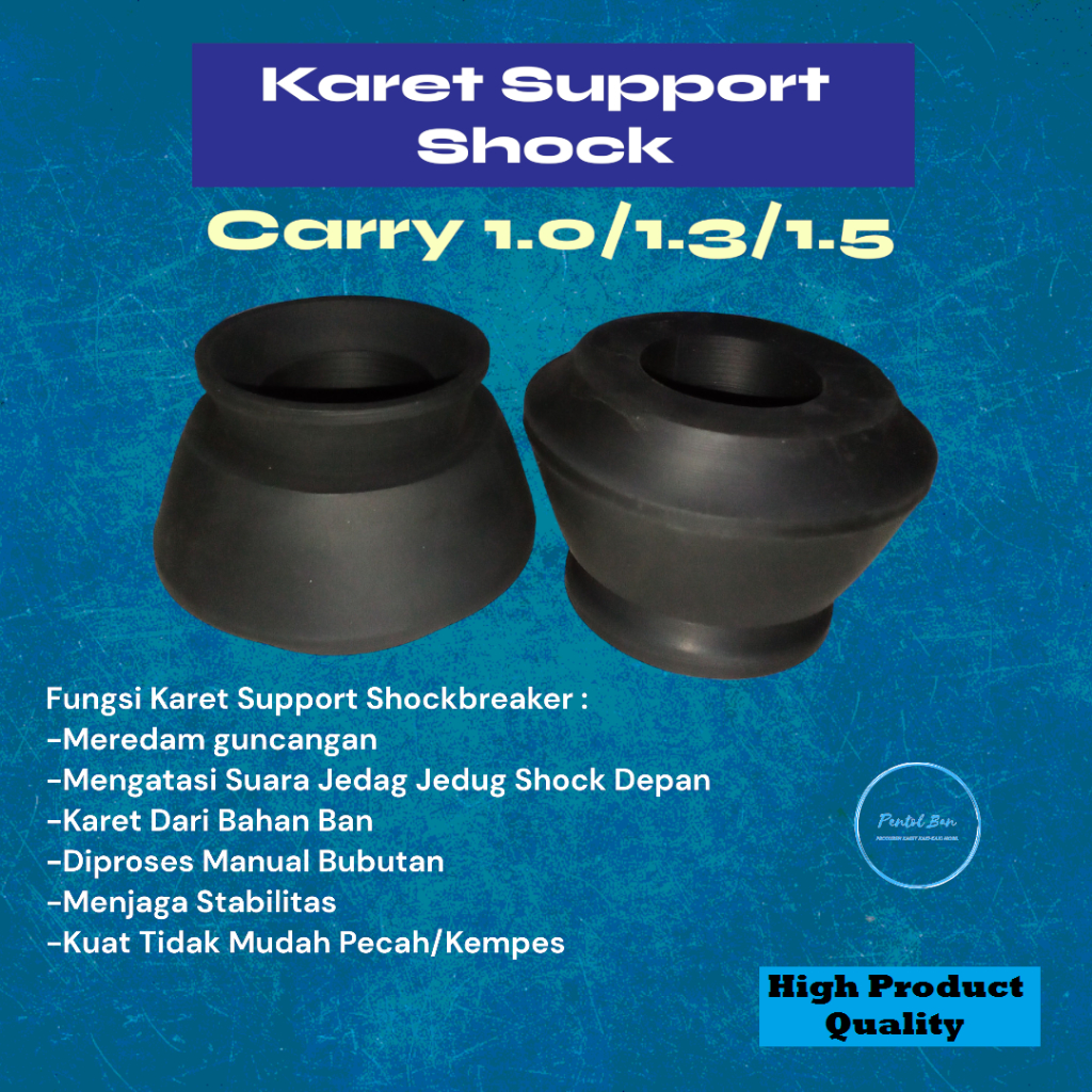 Karet Support Shock Shockbreaker Depan Mobil Carry 1.0/1.3/1.5 Harga 1Pcs/Biji