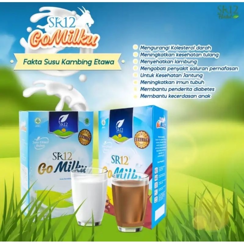 

Go Milku SR12 isi 600 gr Susu Kambing Etawa Asli Original