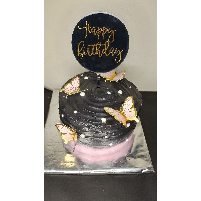 

cake ulang tahun/caku ulang tahun pink/cake mewah