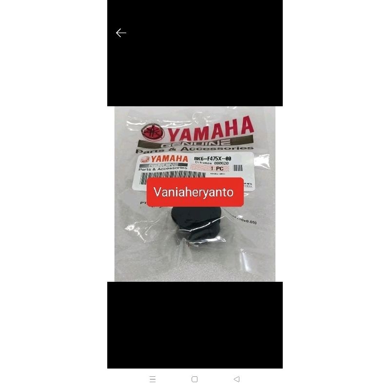 COVER TUTUP BAUT JOK BELAKANG NEW R15 R155 VVA V3 155 YGP BK6-F475X-00