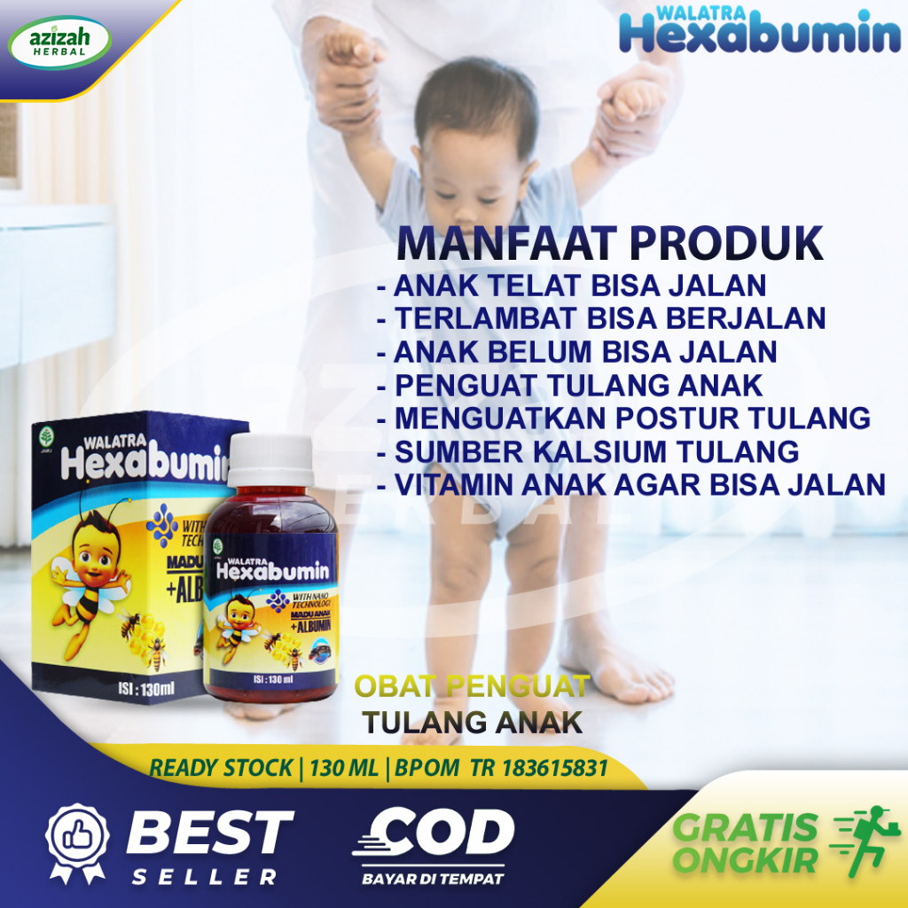 Obat Anak Terlambat Berjalan Penguat Tulang Anak Melancarkan Anak Berjalan Vitamin Pelancar Berjalan