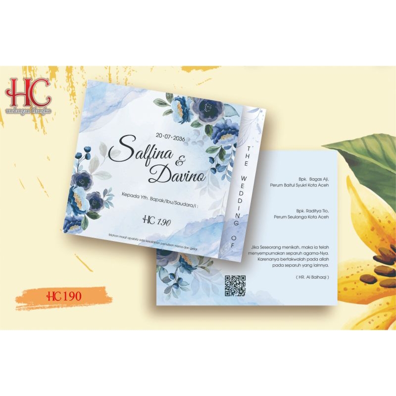 

Kertas Blangko Undangan HC 190 New Arrival