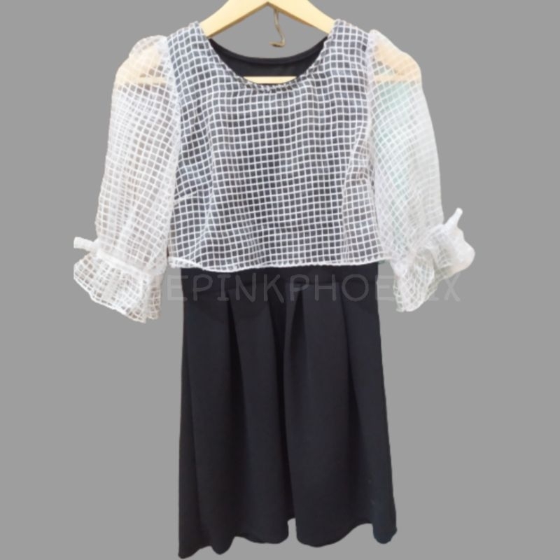 Korean Dress Mini Furing Pesta Import Prom Night