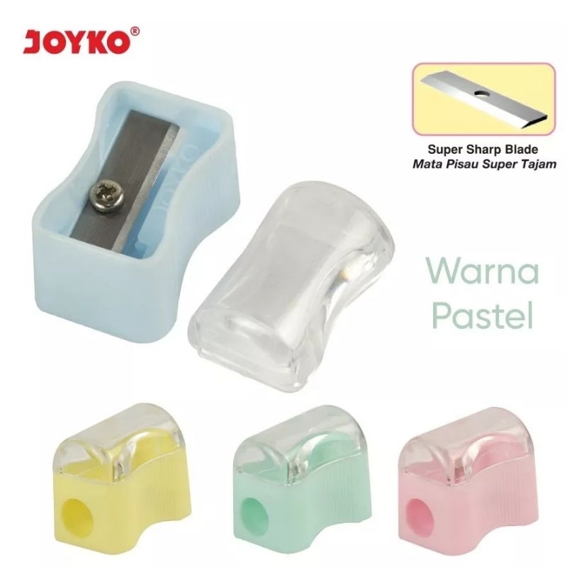 

Rautan Pensil Warna Pastel Sharpener serutan Lucu Orotan Pensil Joyko SP-362