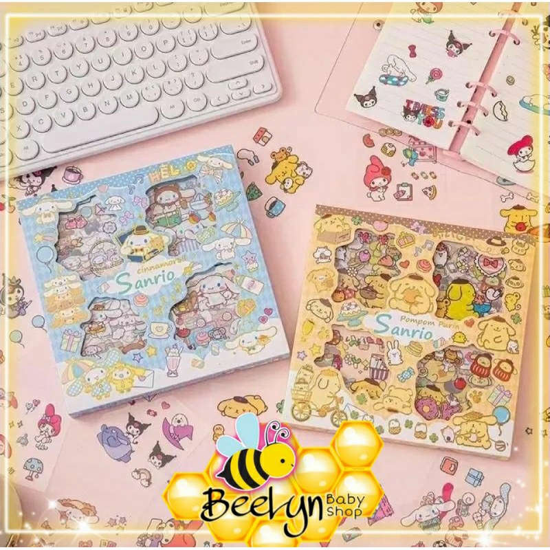 

BEEELYN - sticker transparant melody kuromi 1 set isi 32pcs