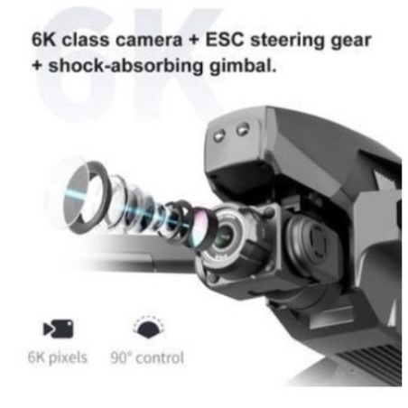 4K GPS RC Drone Profesional 6K HD Kamera