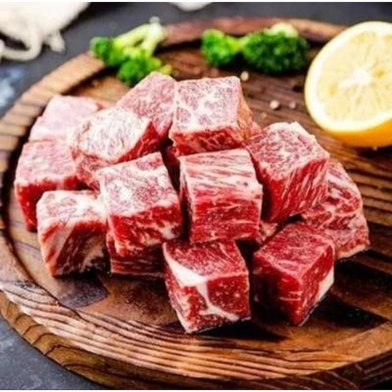 

Australian Wagyu Beef Saikoro | Berat Bersih 500gr