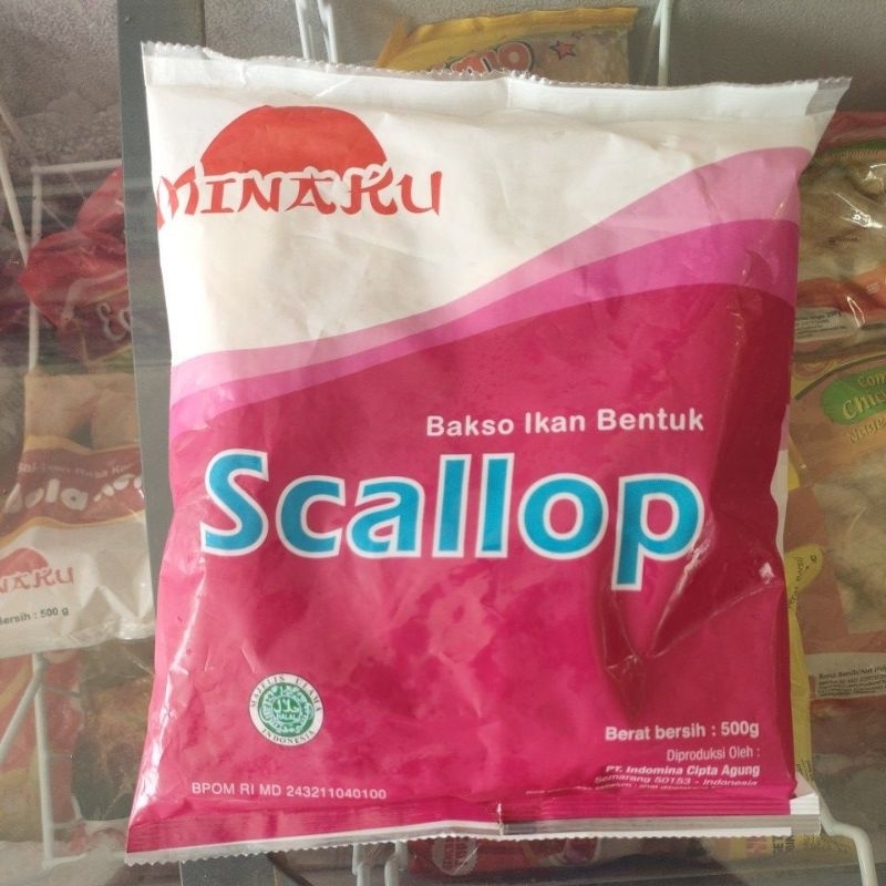 

Bakso Ikan Bentuk Scallop 500gr