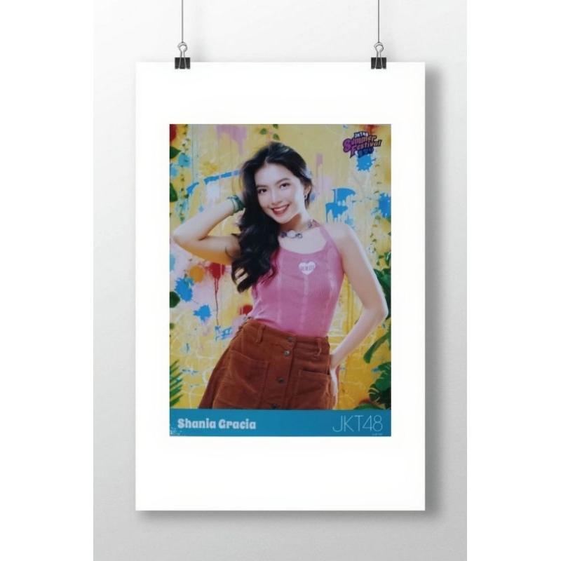 Photopack JKT48 Summer Festival, Shania Gracia + Greesella adhalia. photopack, photocard, jkt48