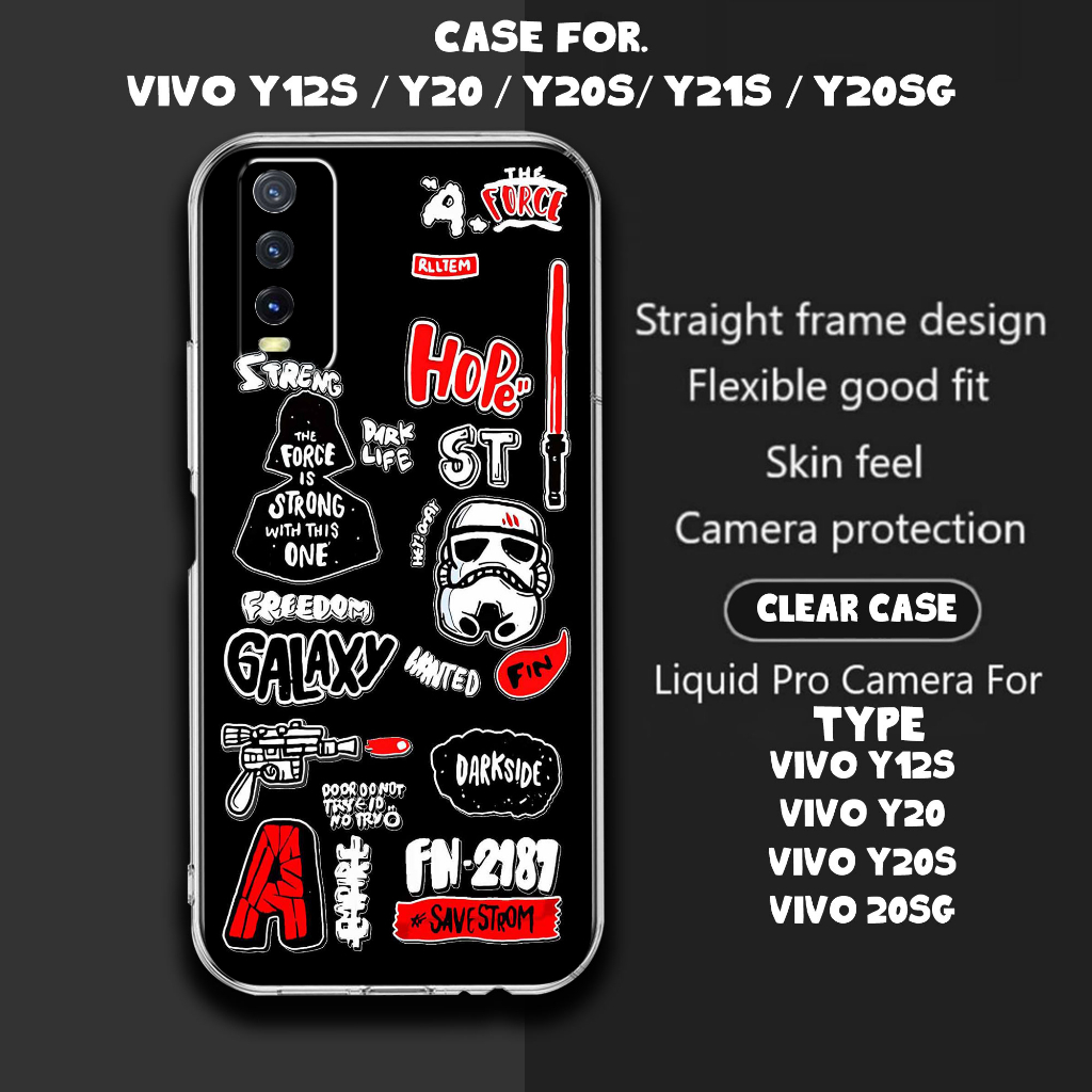 CASE VIVO Y12S / Y20 / Y20S / Y20S G [STARWARS] TERLARIS CASING VIVO Y12S / Y20 / Y20S / Y20S G TERB