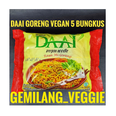 

mie daai goreng vegan