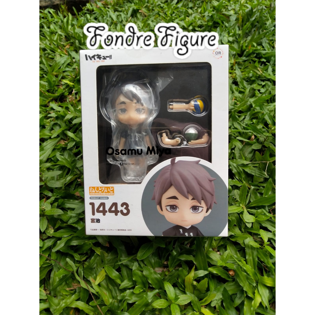 ORIGINAL NENDOROID OSAMU MIYA 1443 NENDO HAIKYU TO THE TOP TWIN BROTHER ATSUMU FIGURE ORI