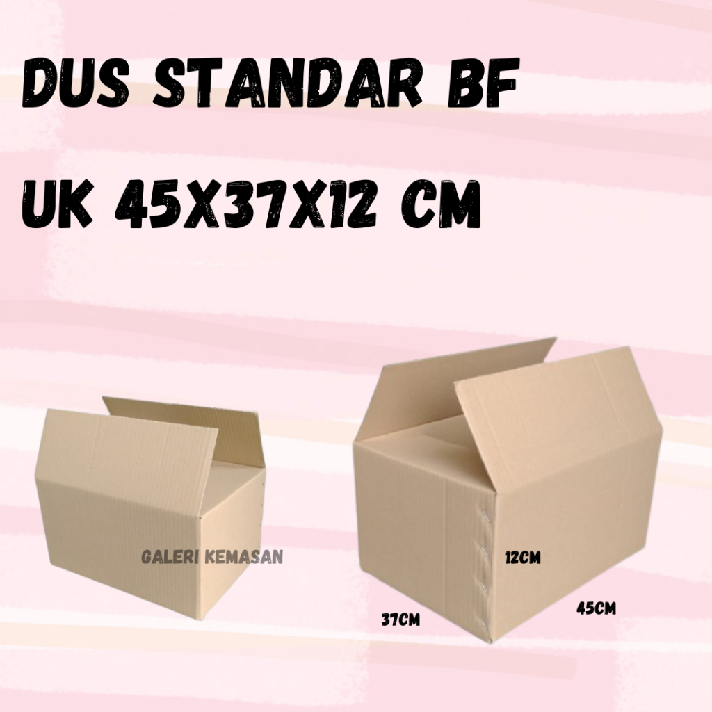 

DUS/BOX KEMASAN BFLUTE UK 45X37X12 POLOS (Min pembelian 5pcs)