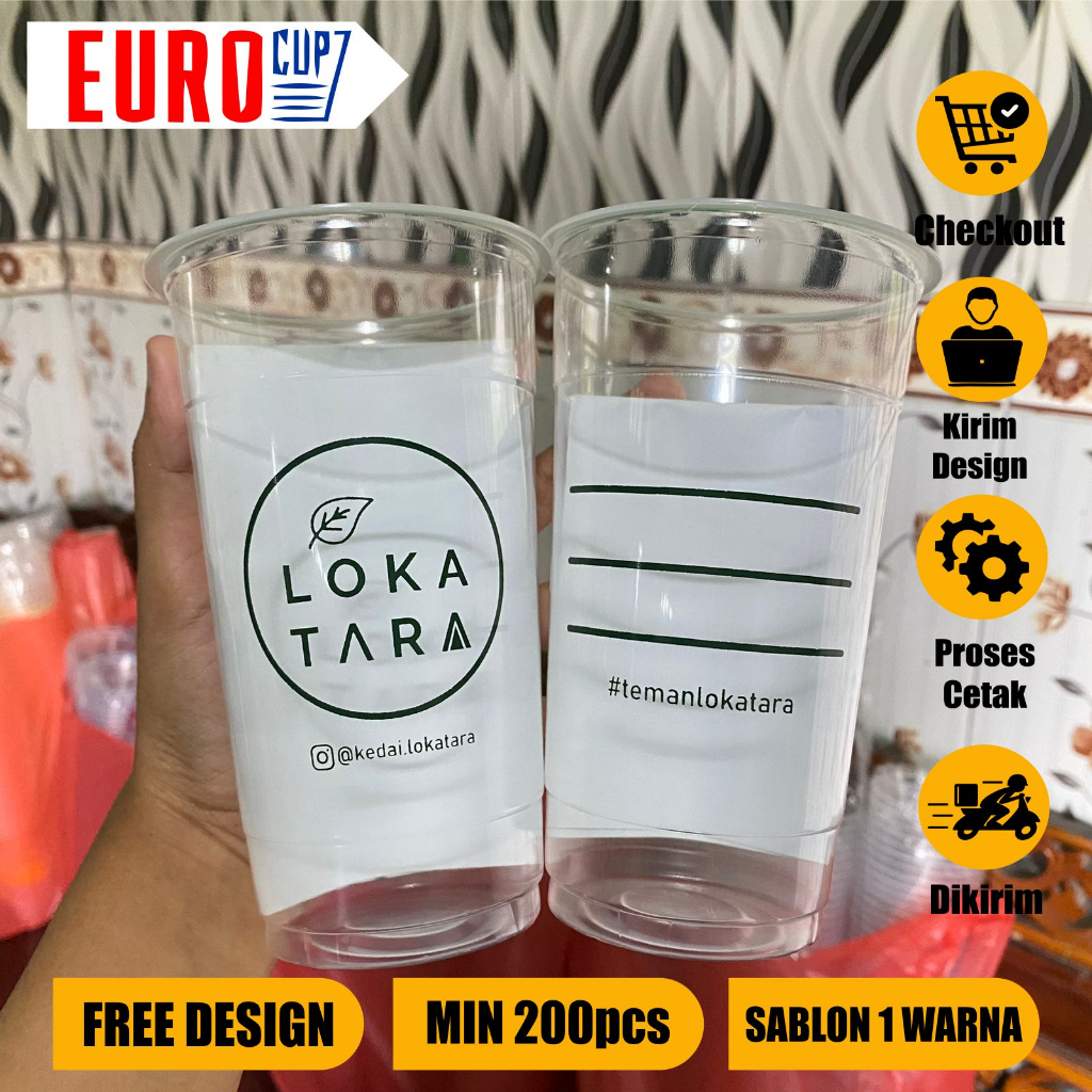 EURO 18oz/8gr Datar, EURO 16oz/7gr dan 12oz/7gr Datar - Minimum order 200pcs
