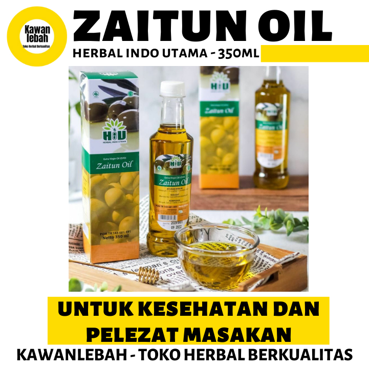 

Minyak Zaitun 350 ml HIU Zaitun Oil Herbal Indo Utama