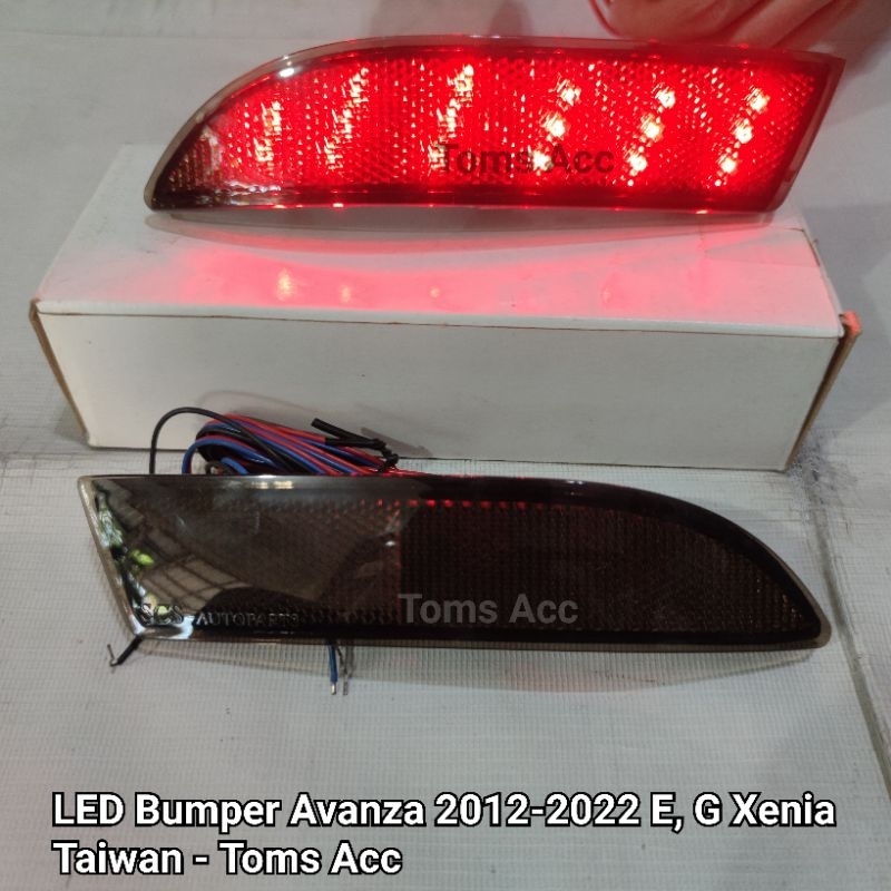 Lampu Bumper LED Avanza 2012 2020 Xenia Rush 2009 Reflektor Mata Kucing Nyala Taiwan Toyota Daihatsu