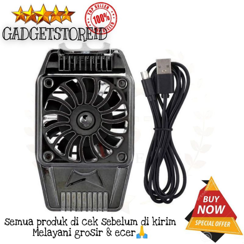 GG -  Kipas Penyejuk Hp H15 Pendingin Handphone Game / Kipas Pendingin Ponsel Mini H15 Universal Rad