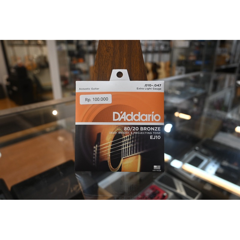 DAddario EJ10 10 47 ORIGINAL Senar Gitar Akustik D addario daddario EJ 10