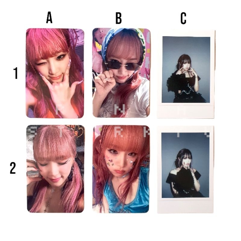[READY/SHARING] YENA 2nd Single Album - HATE XX AppleMusic Lucky Draw Photo Card / Photocard / Polar