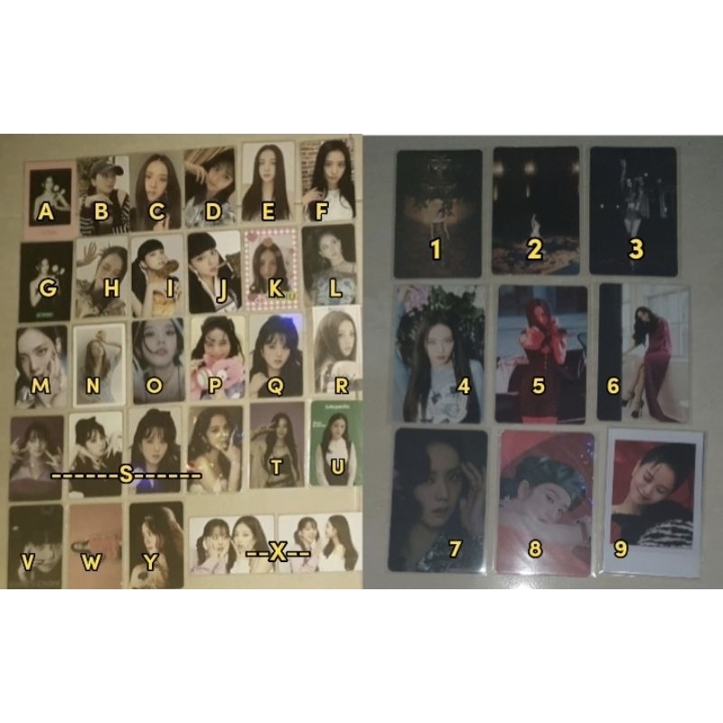 Photocard blackpink Jisoo