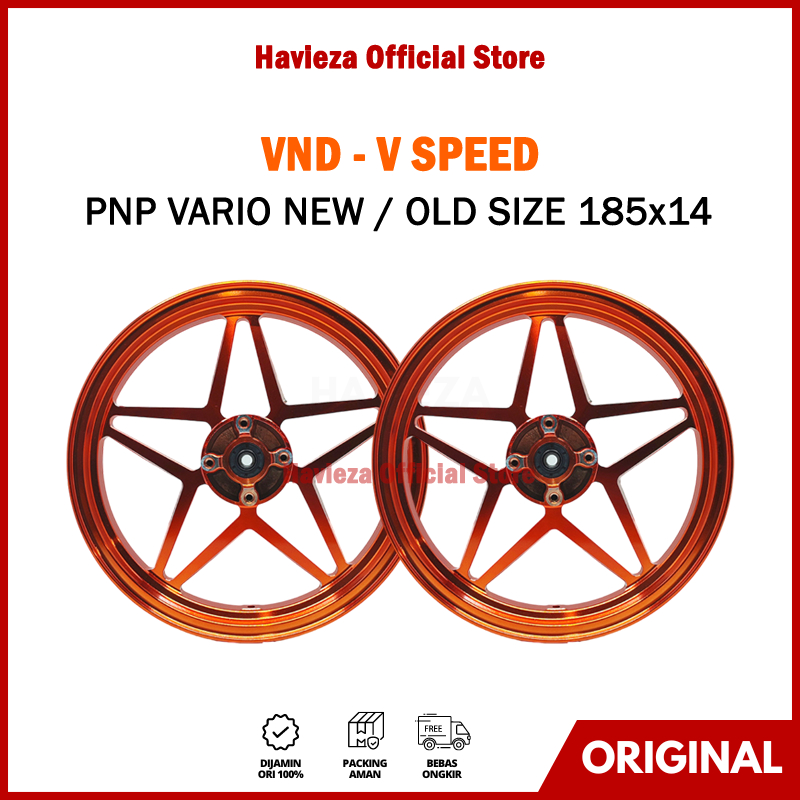 VND Velg Racing V Speed  Size 185x14 &amp; 215x14 - Vario 125 / Vario 150 | Velg VND Bintang | Velg VND V Speed | Original 100%
