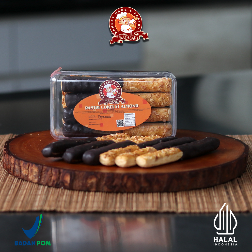 

Coklat Almond Pastri Stick - Mayasari