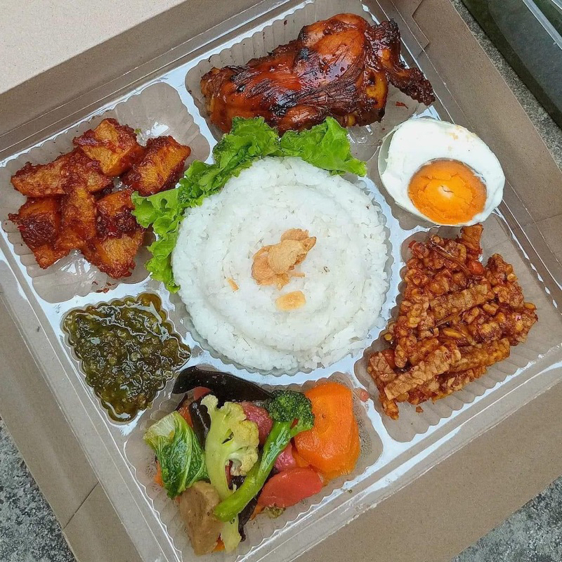 NASI KOTAK 35K // NASI BOX // CATERING NASI BOX // NASI KOTAK MURAH // NASI BOX PREMIUM // BESEK PRE