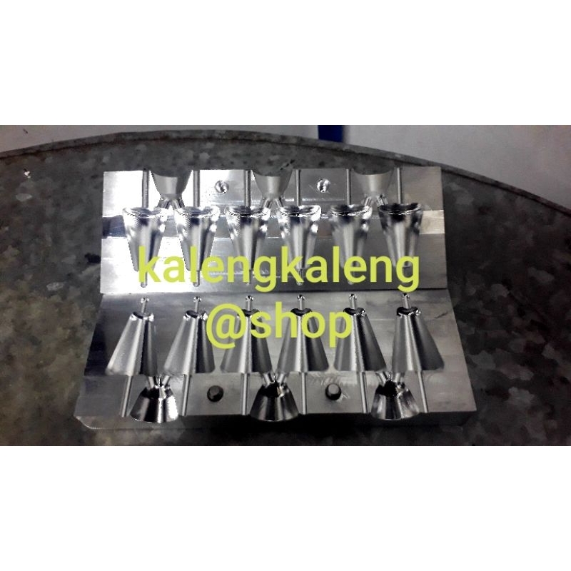 cetakan timah pancing kerucut ( 45 gram )