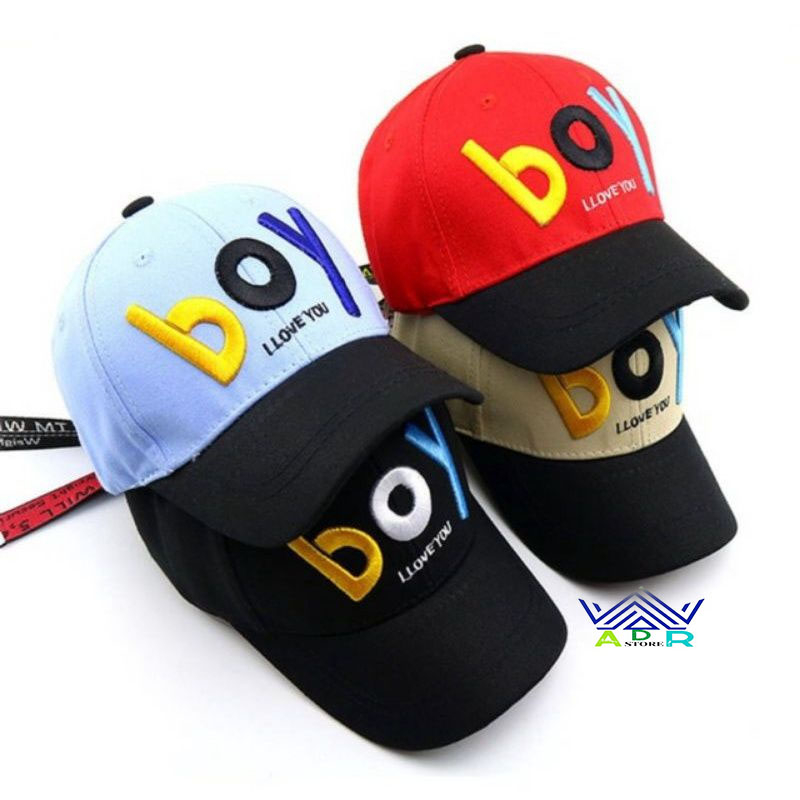 TOPI ANAK Bordir BOY / TOPI ANAK BORDIR BOY