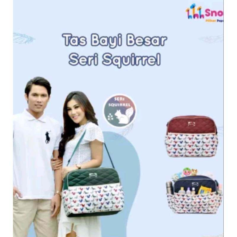 snobby tas bayi squirrel besar