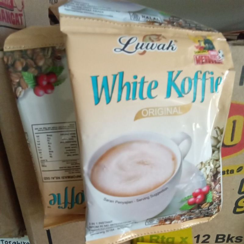 

luwak white coffie original renceng isi 10